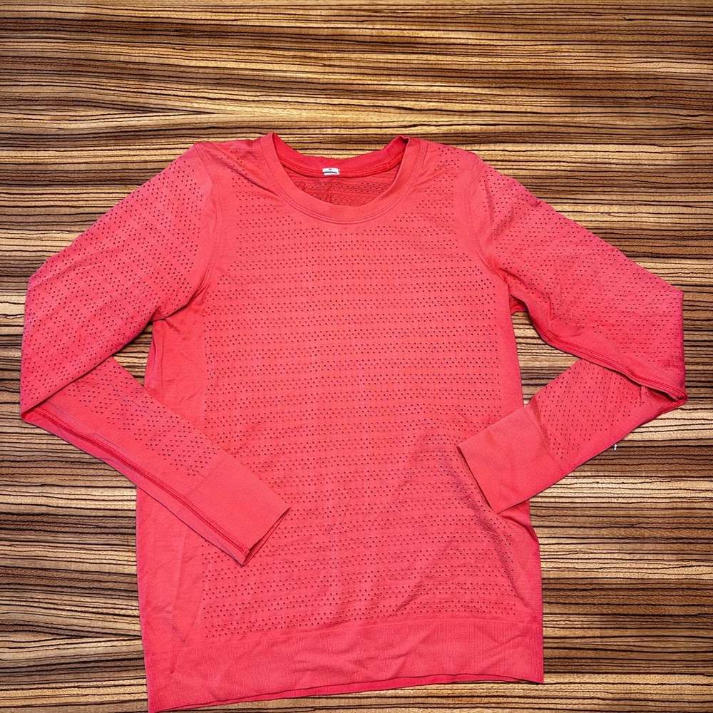 Lululemon swiftly long sleeve shirt size 4